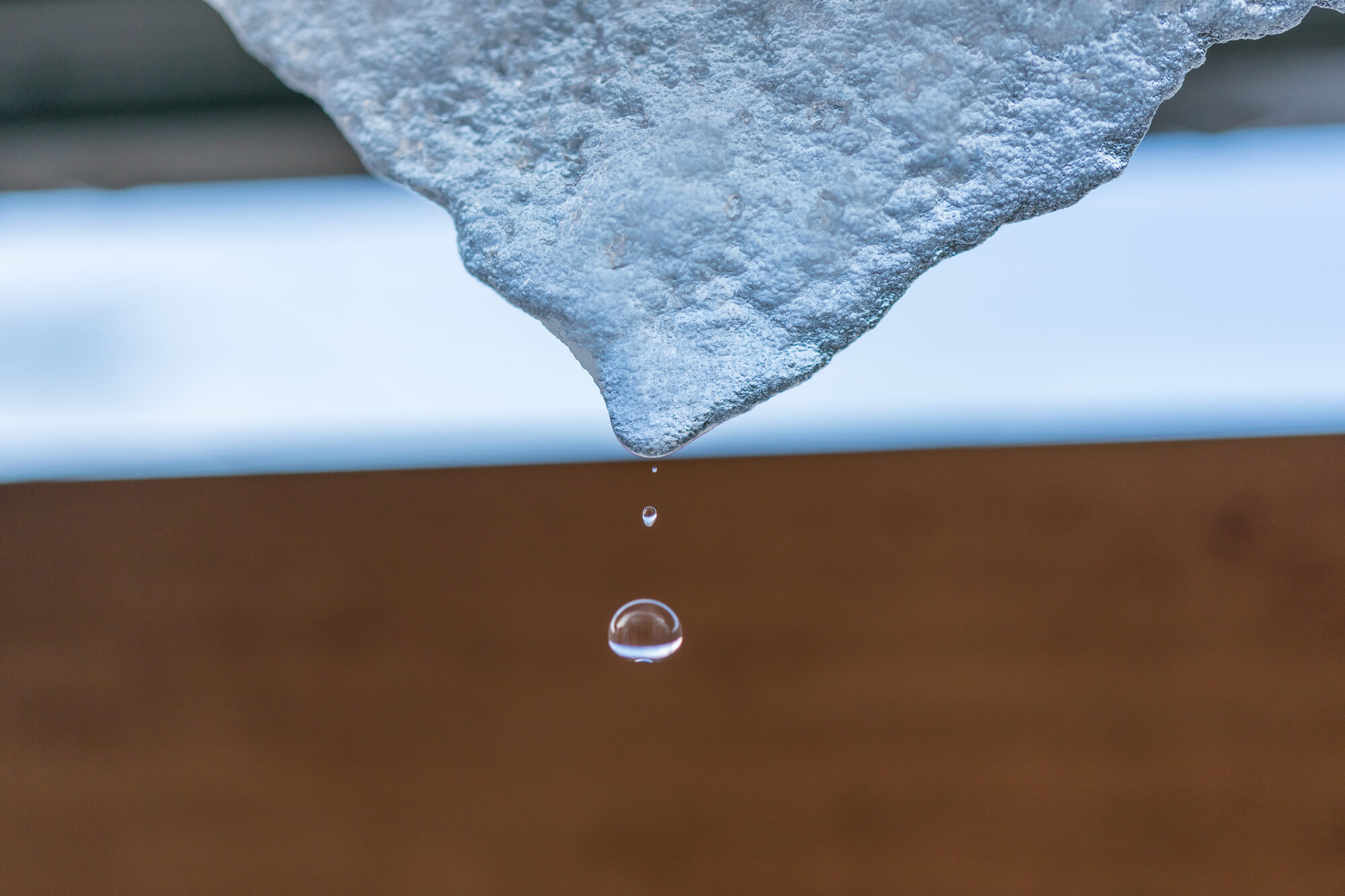 凍結予防のための水抜き
