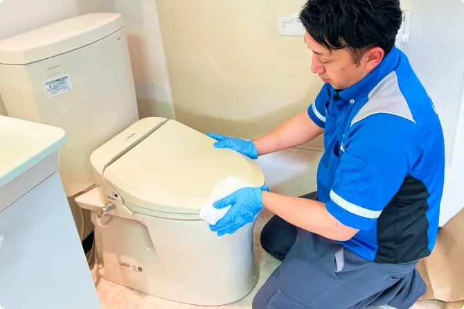 画像：後片付け・完成