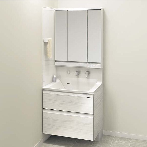 LMD700E TOTO モデアシリーズ ウッドフレーム化粧鏡ミラーのみ 間口700mm 送料無料