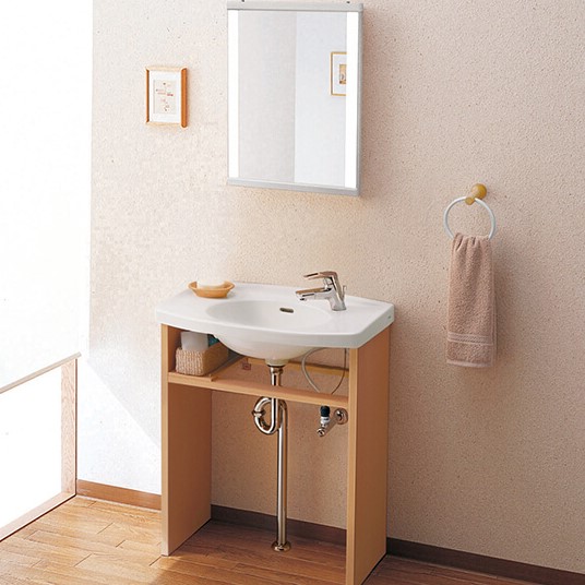 リユース品】TOTO 洗面化粧台 シングルレバー水栓 3面鏡 （2025年最新 