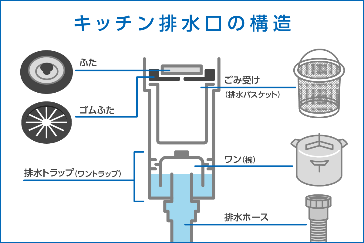 キッチン 洗面台 トイレ 水回りが下水道臭い 悪臭の原因と対策方法を解説 クラシアン